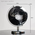 Globo Terrestre Metálico Giratório – Obra Decorativa Criativa para Educação e Decoração